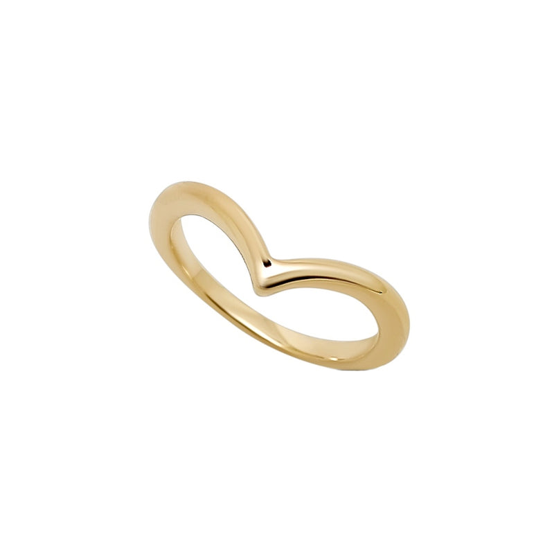 Gold Wishbone Ring | Myro