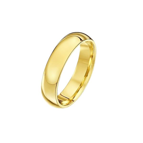 Gold Band Ring 5mm
