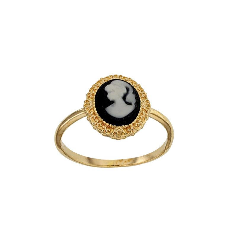 Petra Gold Cameo Ring