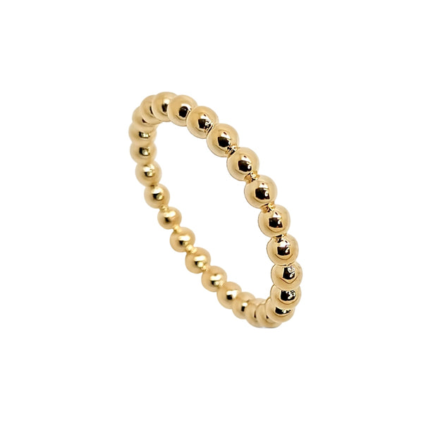 Reas Gold Beaded Ring