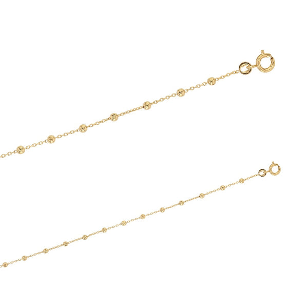 Reelan Gold Satellite Chain Necklace