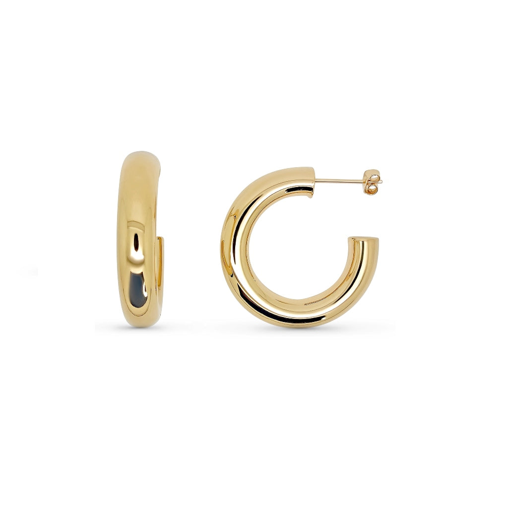 Samin Chunky Gold Hoop Earrings