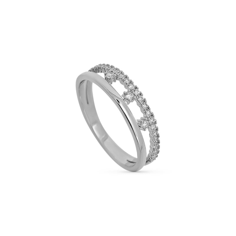 Sira Silver Doubleband Ring