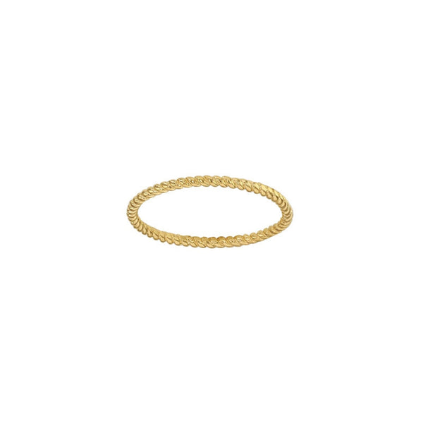 Steri Gold Rope Band Ring