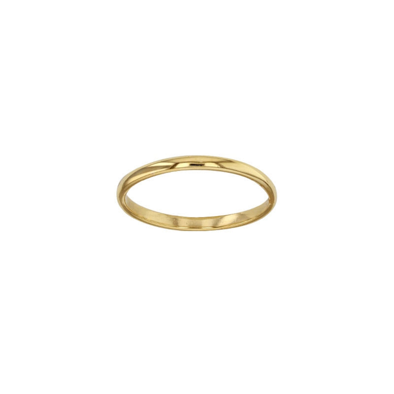Teri Gold Thin Band Ring