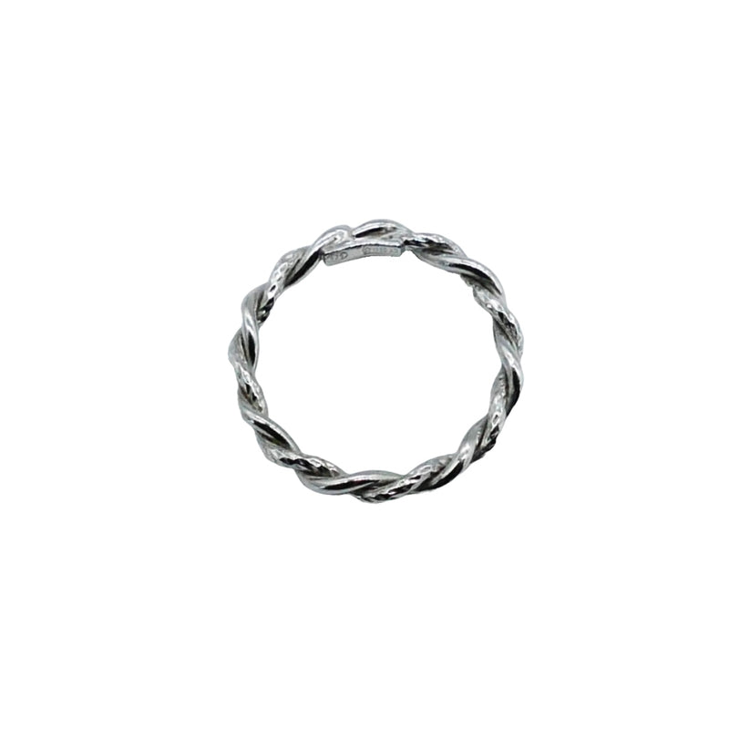 Xanthi Twist Ring in Silver