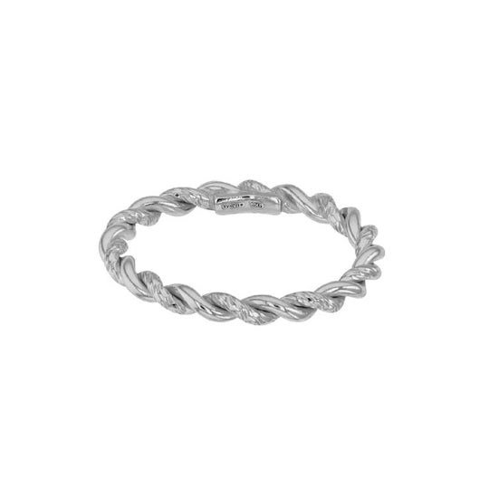 Xanthi Twist Ring in Silver